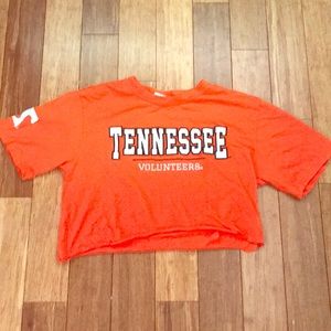 Orange Tennessee Volunteer Crop Top